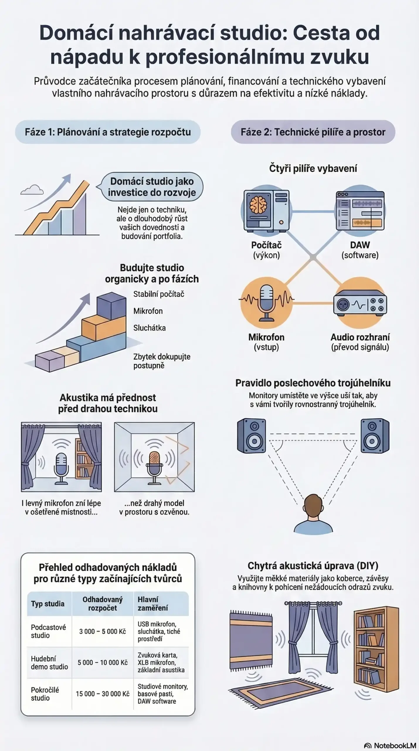 Začínáme s domácím nahrávacím studiem